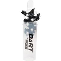 Stans NoTubes DART Refill Kit with black dart-shaped plugs in a clear plastic tube with a white lid.