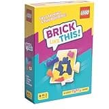 LEGO Brick Like This! party game box, colorful design with LEGO logo, puzzle pieces, for ages 7+, 2-8 players.