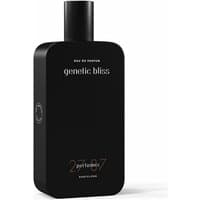 Black rectangular bottle of 27 87 Genetic Bliss Eau de Parfum, 87 ml, with minimalist white text and a sleek black cap.