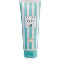 Turquoise and white striped tube of Acqua dell'Elba Aftersun 250 ml, featuring a minimalist logo and text.