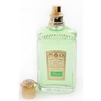 Clear glass bottle with gold cap, Acqua di Genova label, containing 100 ml unisex citrus Eau de Toilette.