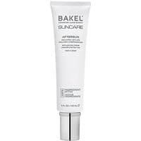 White Bakel Aftersun 150 ml tube with black text and silver cap, labeled as after sun body cream.