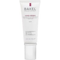 White Bakel Hand-Regen 75 ml anti-aging hand cream tube with gray cap and red logo.