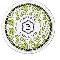 Benamor Alantoine Body Butter 200ml, round white tin with green floral pattern and black logo.