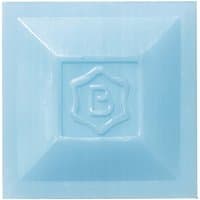Blue square Benamor Gordissimo soap with embossed "B" logo in center, beveled edges, 100g.