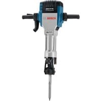 Bosch GSH 27VC Professional Road Breaker, silver and blue, dual handles, pointed chisel bit, 2000W 110V.