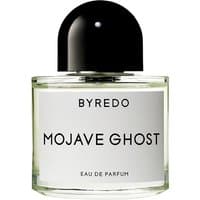 Byredo Mojave Ghost Eau de Parfum 50 ml bottle with black cap and minimalist white label.
