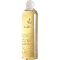 Cylindrical clear bottle of Carthusia Frutto di Bacco diffuser refill with gold label and round cap.