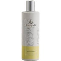 Cylindrical white bottle of Carthusia Mediterraneo Body Cream with silver cap and yellow label.