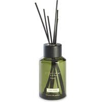 Green glass bottle with black cap and reeds, labeled "Christian Tortu Vert Frais," citrus diffuser, 250 ml.