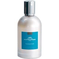 Silver bottle of Comptoir Sud Pacifique Vanille Cafe Eau de Toilette, blue label, shiny silver cap, 100 ml size.