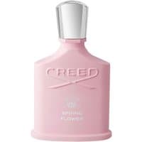 Pink Creed Spring Flower Eau de Parfum bottle with silver cap and embossed logo, 75 ml women's floral perfume.