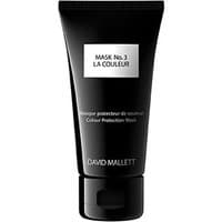 Black tube of David Mallett Mask N3, 50 ml, with white label and silver cap for dry, dyed, and bleached hair treatment.