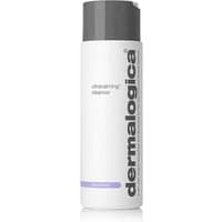 White Dermalogica UltraCalming Cleanser bottle with gray cap and purple accent, 250 ml for sensitive skin.