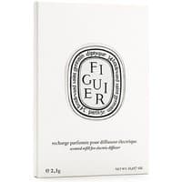 Diptyque Figuier car diffuser refill in white box with black oval logo and text detailing.