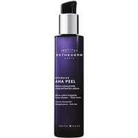 Dark purple Esthederm Intensive Aha Peel Serum bottle with black pump, white text detailing, 30 ml size.
