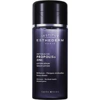 Dark purple Esthederm Intensive Propolis Lotion bottle, 130 ml, with black cap and white text for oily skin.