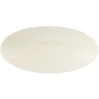 Oval white Fragonard Pivoine soap bar with embossed text, 140g.