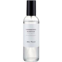 Clear bottle of Laboratorio Olfattivo Che Fico! Room Spray with black cap and white label, 100 ml.