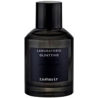Black bottle of Laboratorio Olfattivo Kashnoir Eau de Parfum, 100 ml, with white text on a dark label.