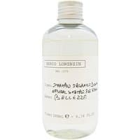 Clear bottle of Lumi BELLEZZA Natural Shampoo, 200 ml, with white label and black text, silver screw cap.