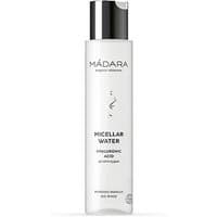 White Madara micellar water bottle, 100 ml, with black cap and minimalist design for all skin types.