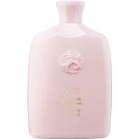 Pink Oribe Serene Scalp Balancing Shampoo bottle, 250 ml, with embossed logo and gold text.