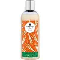 Tuttotondo Riso Restoring Shower Gel 300 ml, orange label with white leaf pattern, silver cap.