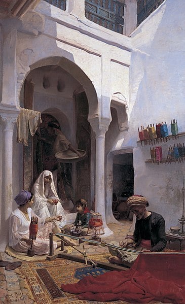 Image name Arab Weaver by Armand Point 1886 the 6 image from the post Amazing paintings on show in Yorkshire in Yorkshire.com.