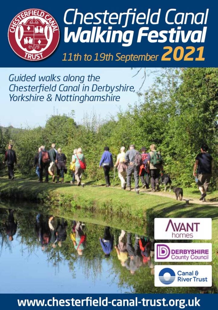 Image name CC Walking Festival brochure the 1 image from the post Explore Chesterfield Canal during the Walking Festival in Yorkshire.com.