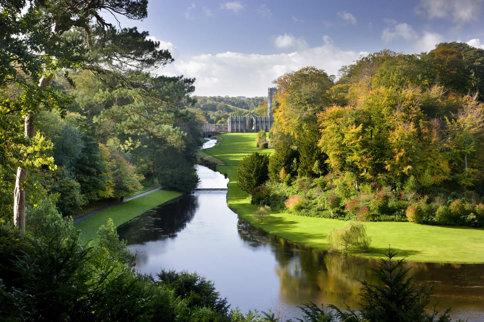 Image name Fountains Abbey Studley Royal the 16 image from the post Visitor Attractions in Yorkshire.com.