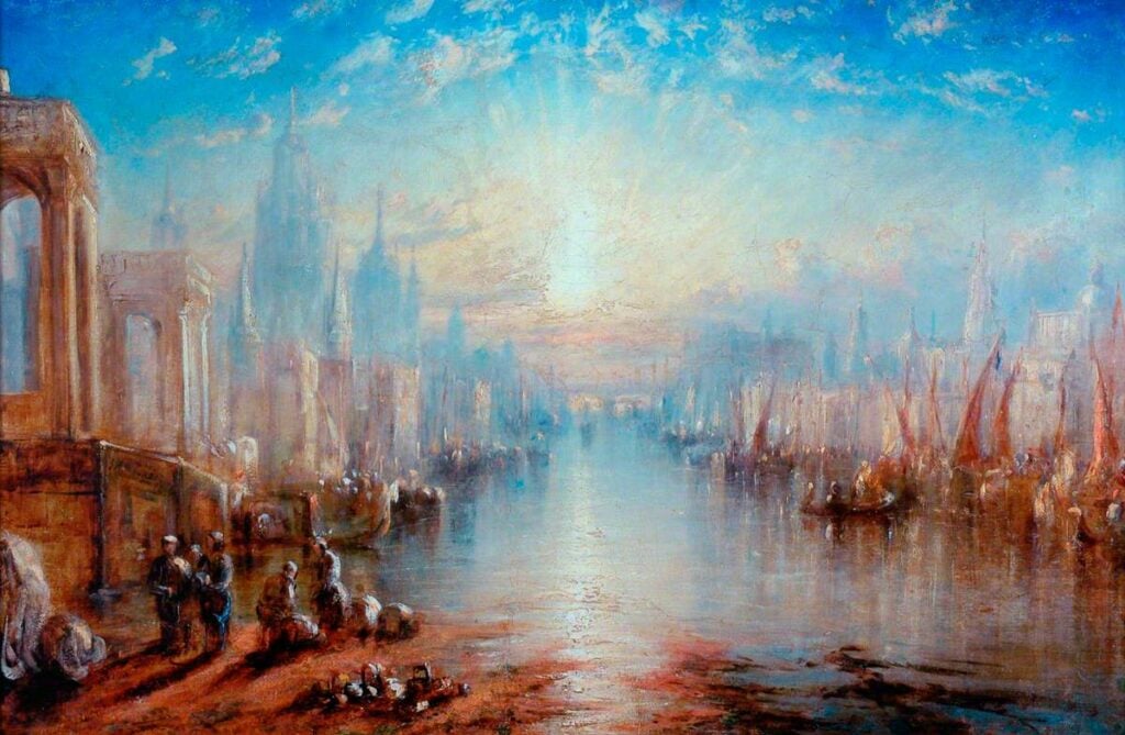 Image name capriccio venice joseph mallord william turner the 3 image from the post Amazing paintings on show in Yorkshire in Yorkshire.com.