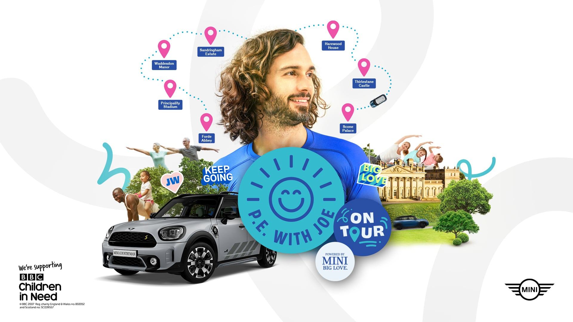 Image name joe wicks on tour mini big love children in need the 2 image from the post Joe Wicks will be at Harewood House in Yorkshire in Yorkshire.com.