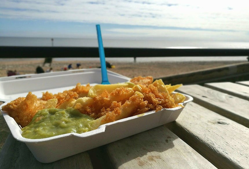Image name north beach fish and chips bridlington the 2 image from the post National Fish & Chips Day - Friday 27th May 2022 in Yorkshire.com.