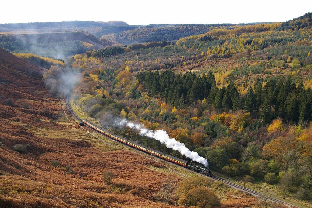 Christmas Trains in Yorkshire: A Journey Through a Winter Wonderland Post image 1 Image name north yorkshire moors railway pickering the 1 image from the post Christmas Trains in Yorkshire: A Journey Through a Winter Wonderland in Yorkshire.com.