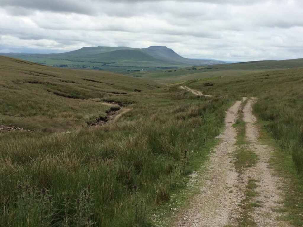 Image name pennine bridleway view to ingleborough credit pennine national trails partnership the 1 image from the post Pennine Bridleway National Trail Walks in Yorkshire.com.