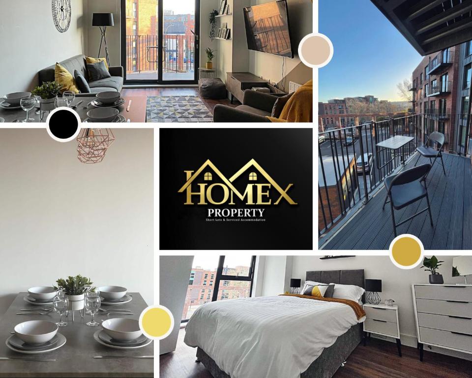 Great Central Luxury Two Bedroom Apartment by Homex Property Serviced Accommodation Sheffield image one