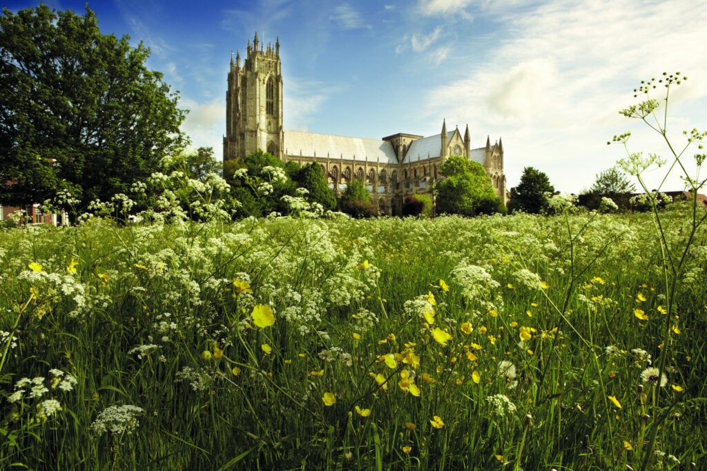 Image name Beverley Minster Beverley. Photo credit Les Gibbon the 1 image from the post Walk: The Beverley Twenty in Yorkshire.com.