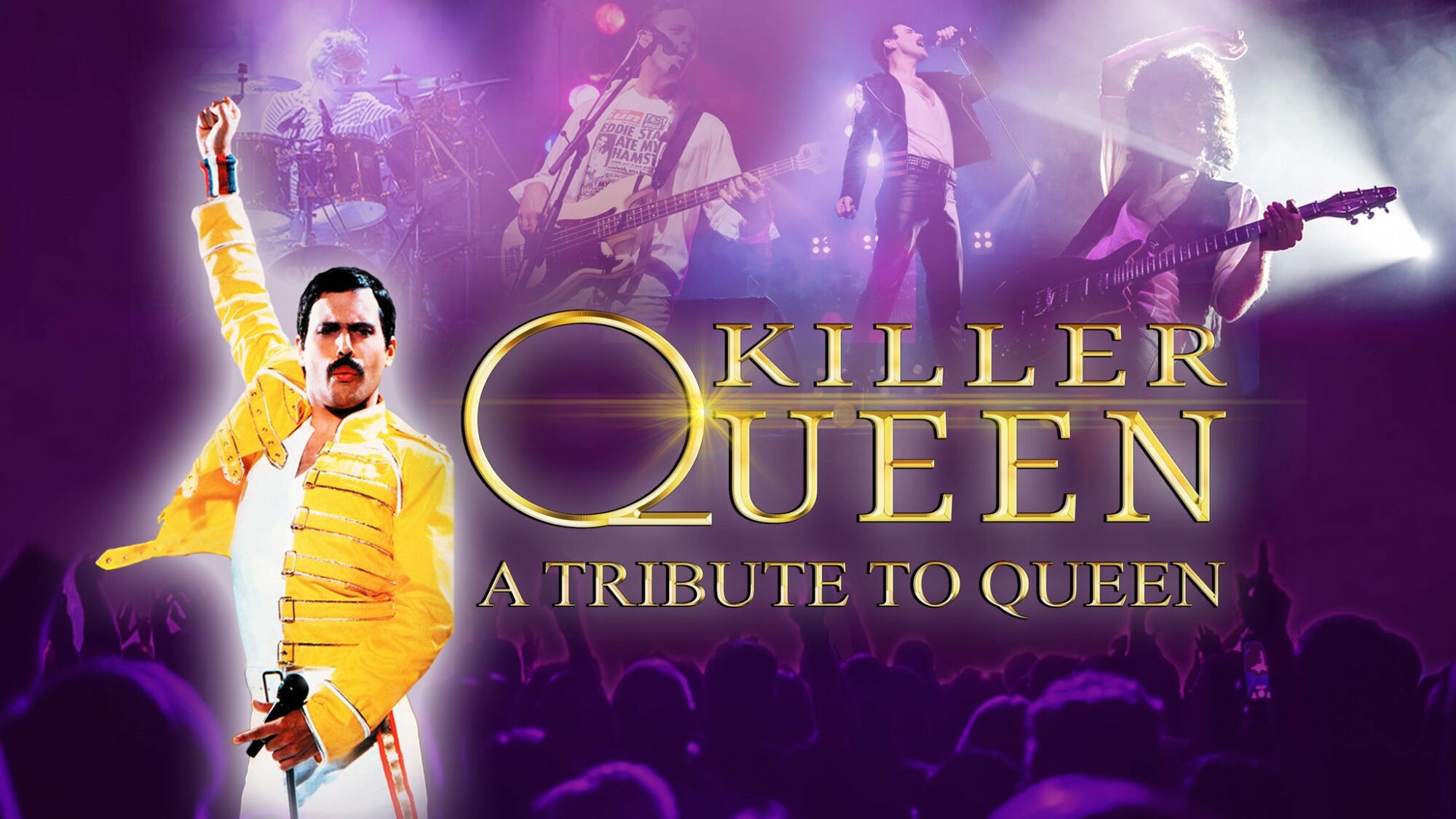 Image name Killer Queen at Sheffield City Hall Oval Hall Sheffield the 3 image from the post Killer Queen at Scarborough Spa Grand Hall, Scarborough in Yorkshire.com.