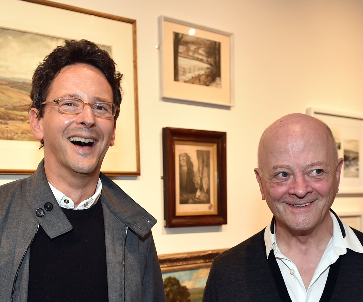 Piers Tempest and David Barron producers of EMILY at Craven Museum