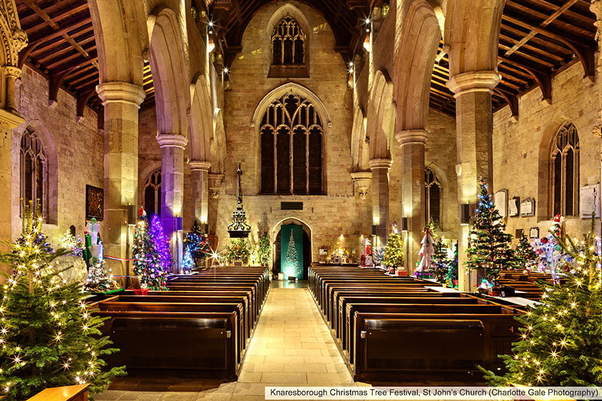 Image name Charlotte Gale St Johns Christmas Tree Festival 1 Web the 8 image from the post Knaresborough Christmas Market Weekend 2022 - Saturday in Yorkshire.com.