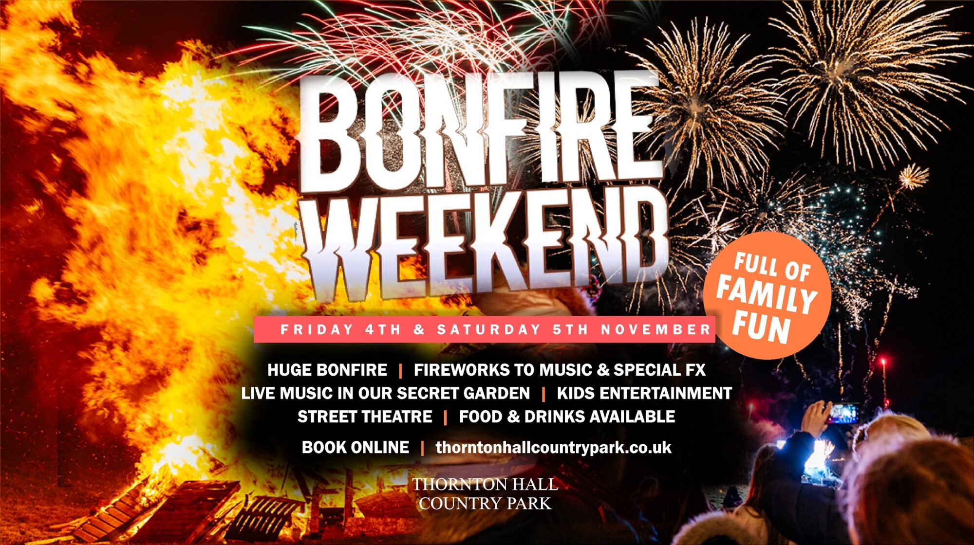Bonfire weekend Thornton Hall Country Park