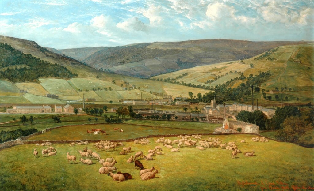 Image name calderdale mytholmroyd amd cragg valley from ewood hall john holland 1869 the 3 image from the post We are West Yorkshire in Yorkshire.com.