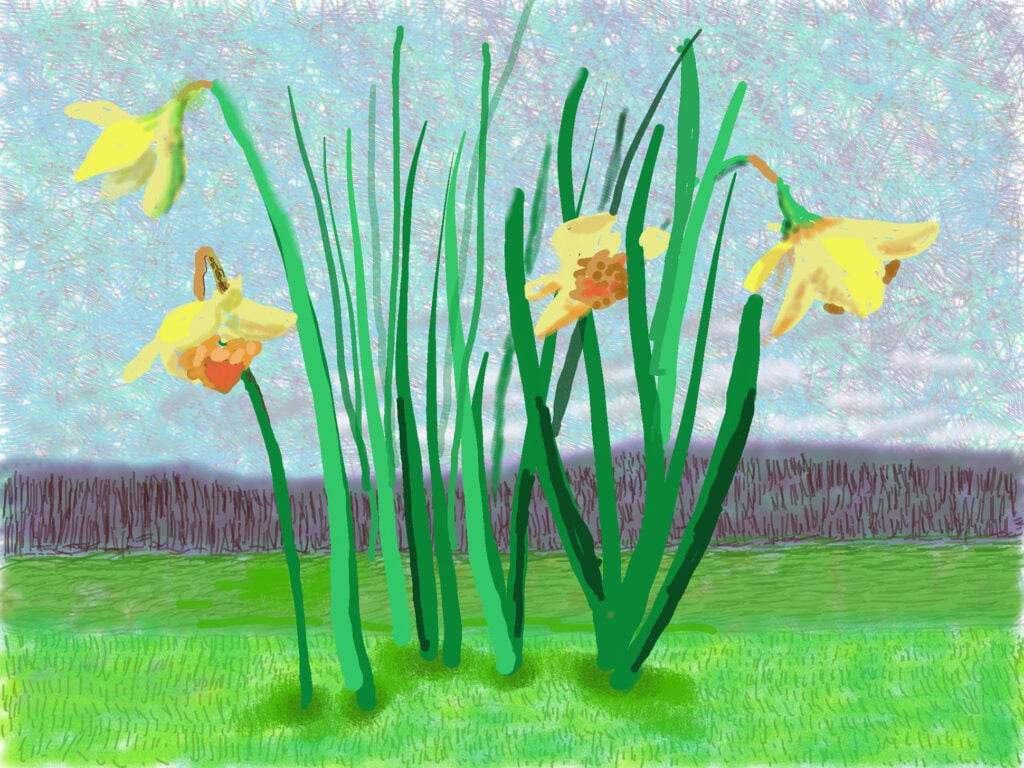 Image name do remember they cant cancel the spring 2020 ipad drawing david hockney the 2 image from the post Hockney in Spring in Yorkshire.com.