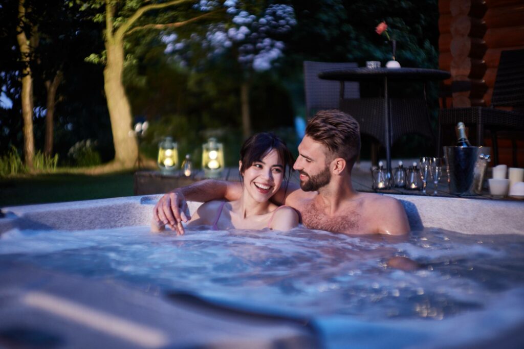 Image name faweather grange lodge hot tub couple the 3 image from the post Day 4 - Christmas 2022 in Yorkshire.com.