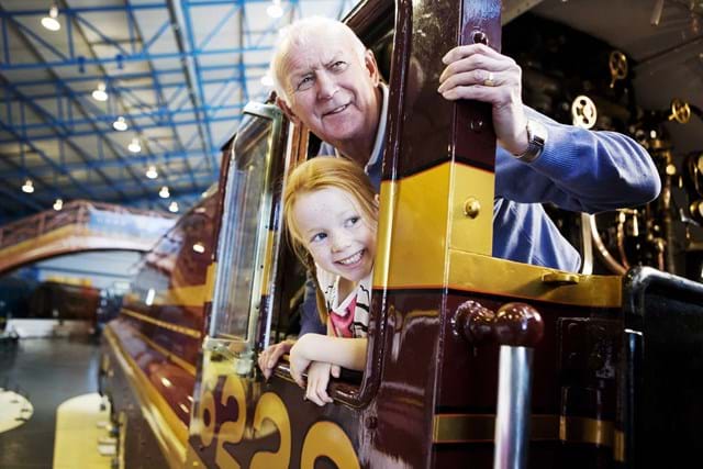 Image name grandparent with child national railway museum the 2 image from the post Multigenerational Getaways in Yorkshire.com.