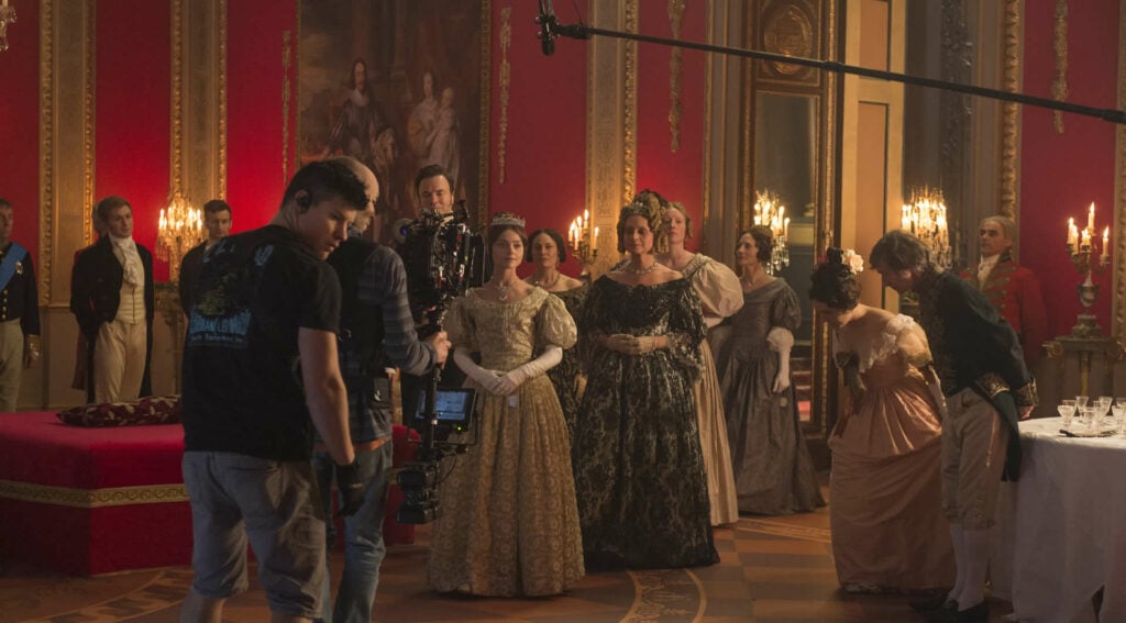 Behind the scenes filming Victoria in Yorkshire