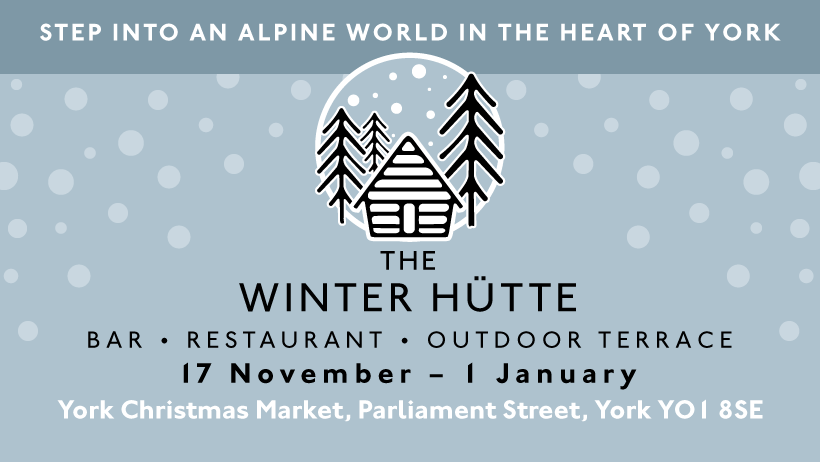 Image name winter hutte york christmas market flyer the 7 image from the post The Winter Hütte in Yorkshire.com.