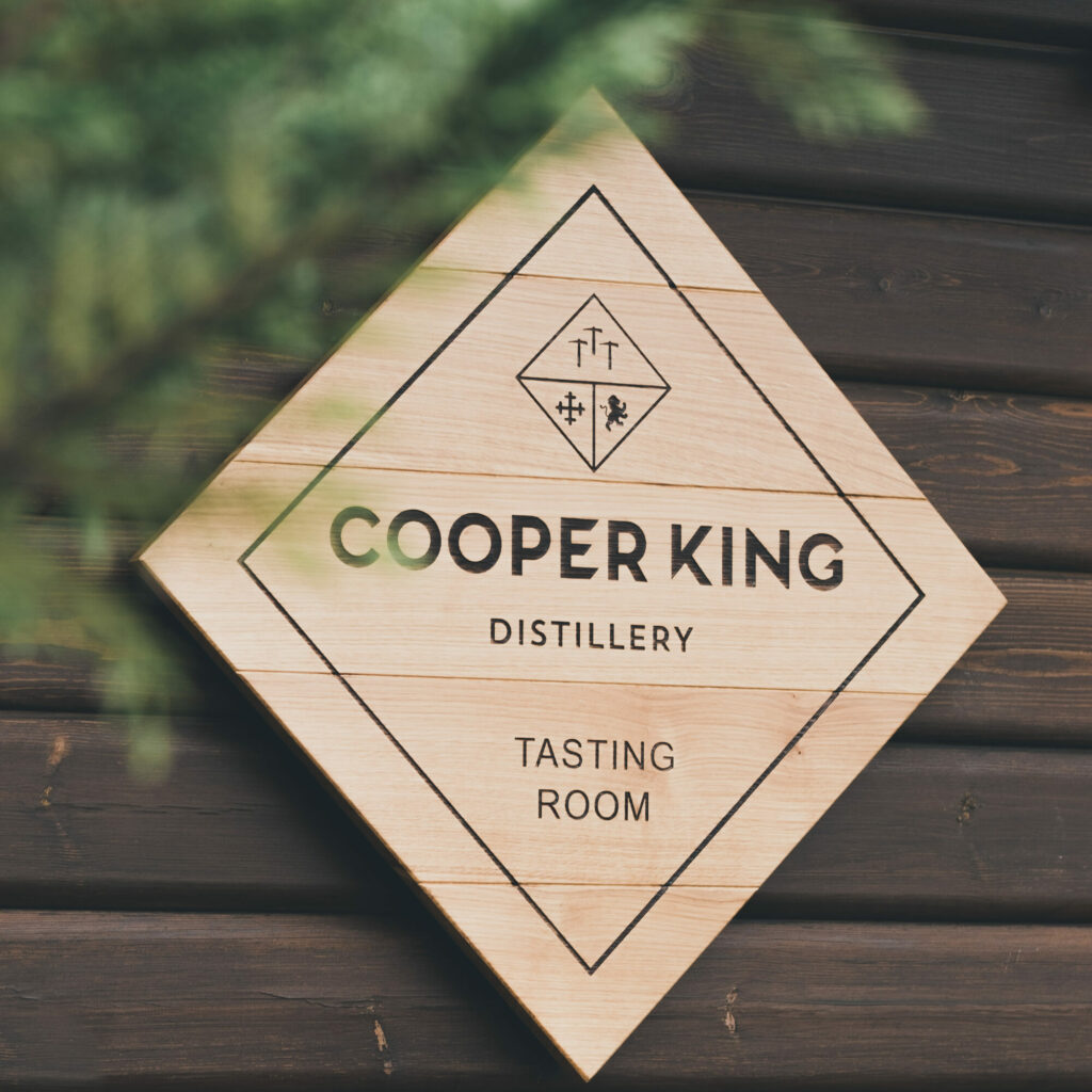 Image name Cooper King Distillery Signage the 2 image from the post Day 17 - Christmas 2022 in Yorkshire.com.