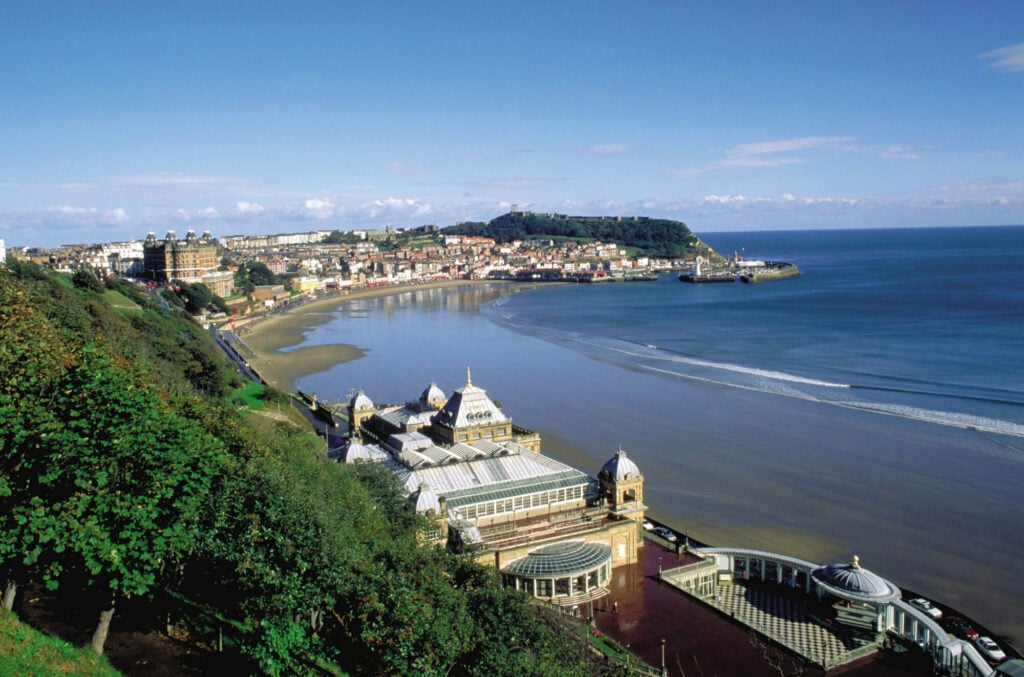 view over Scarborough